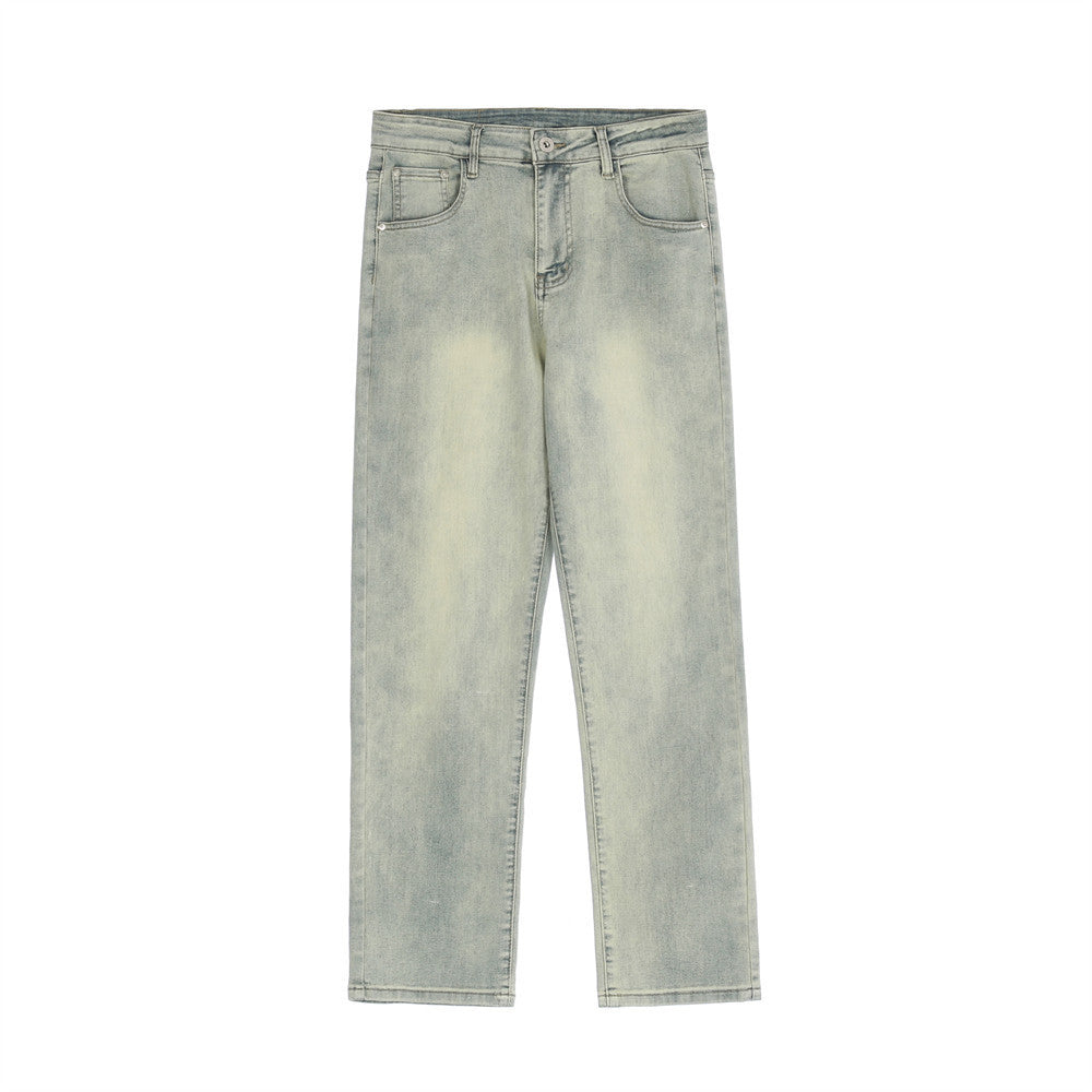 "EMBRACE" Washed Jeans Men