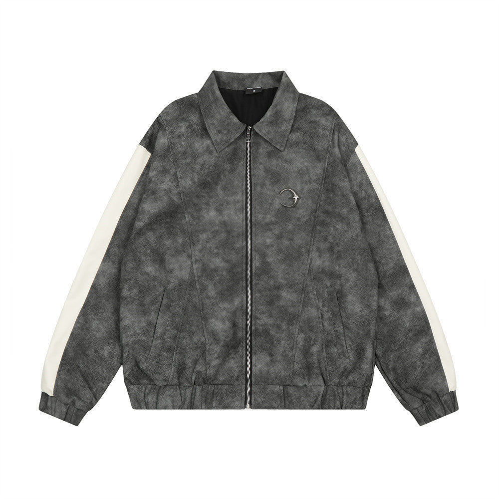 "ELYSIUM IVI". Distressed Jacket Men