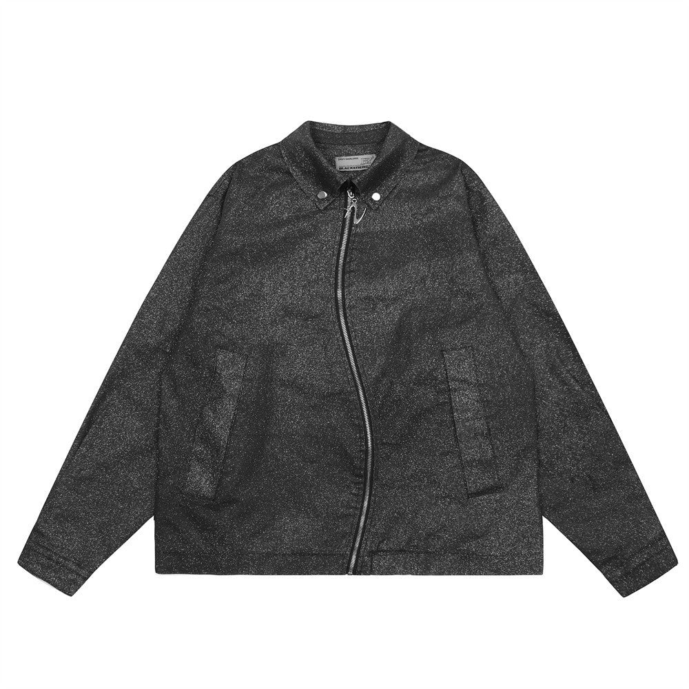 "SINGULARITY" Irregular Zipper Jacket Men