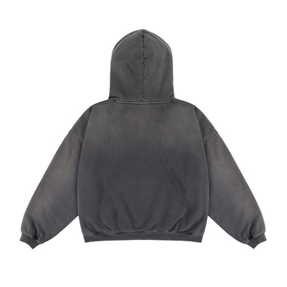 "NEW REALITY" Hooded Fleece Lined Sweater Men