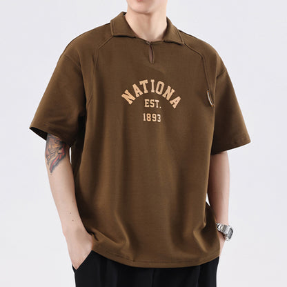 "NATIONS" Loose Shirt