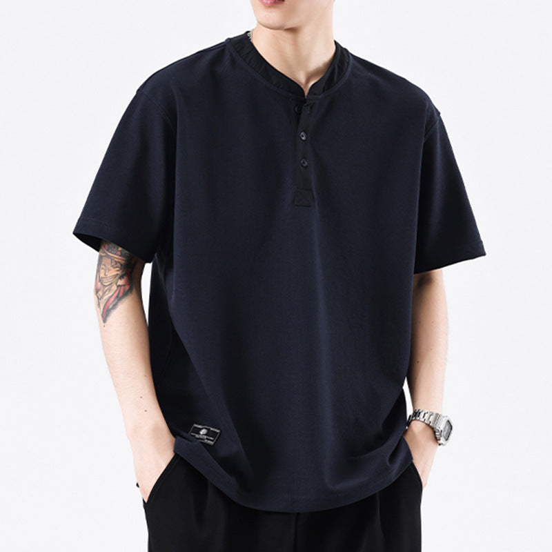 "Simplicity IIV" Collar T-shirt