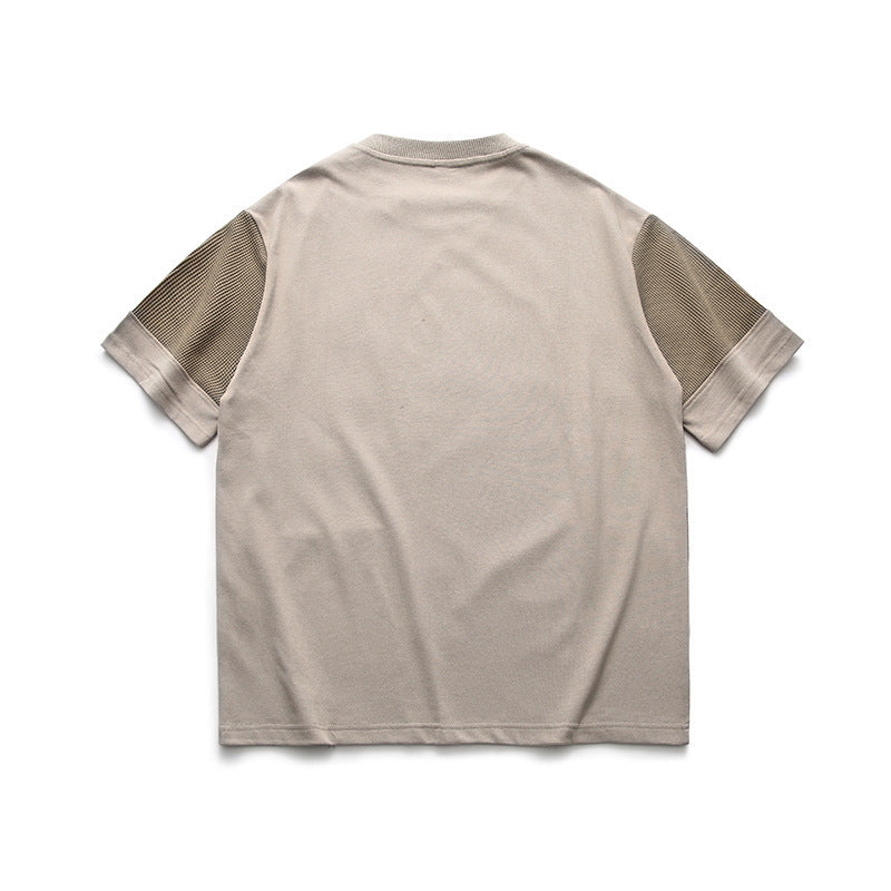 "TWO DIMENSIONS" Loose Round Neck T-shirt Men