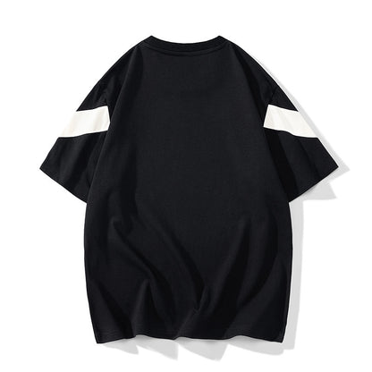 "PRIME"  Men's Loose Cotton Crew Neck T-shirt