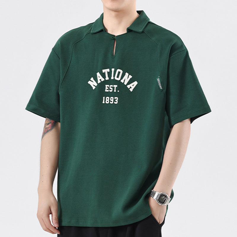 "NATIONS" Loose Shirt