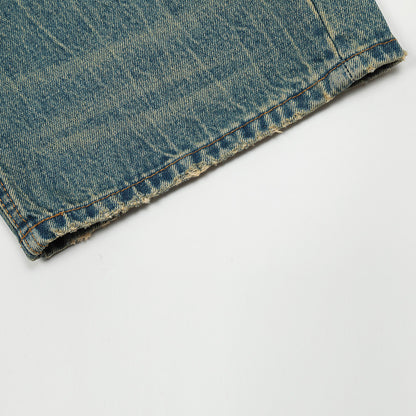 Phantom V Retro Distressed Jeans For Men