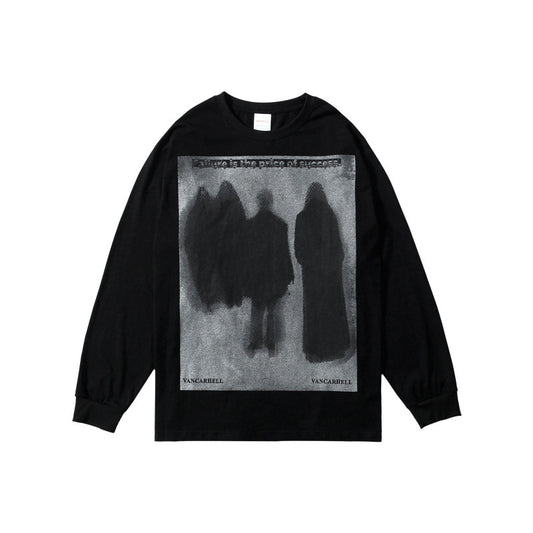 "NEW SOCIETY" Long-sleeved T-shirt