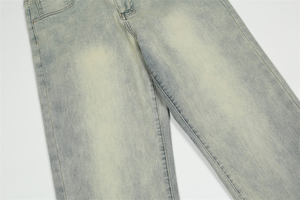 "EMBRACE" Washed Jeans Men